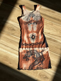 Jean Paul Gaultier Safe Sex Tattoo Mini Dress