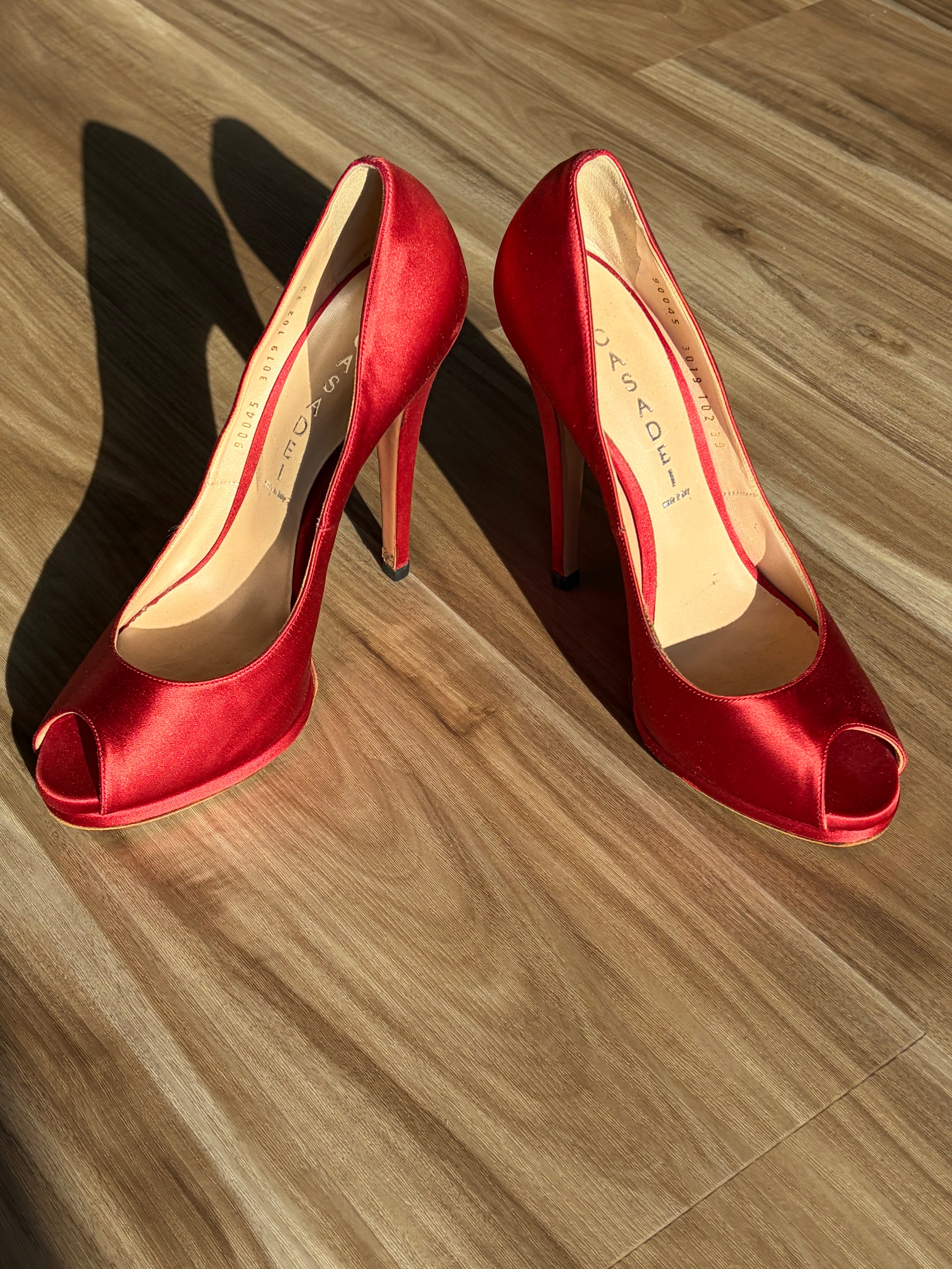 Vintage Red Casadei Heels