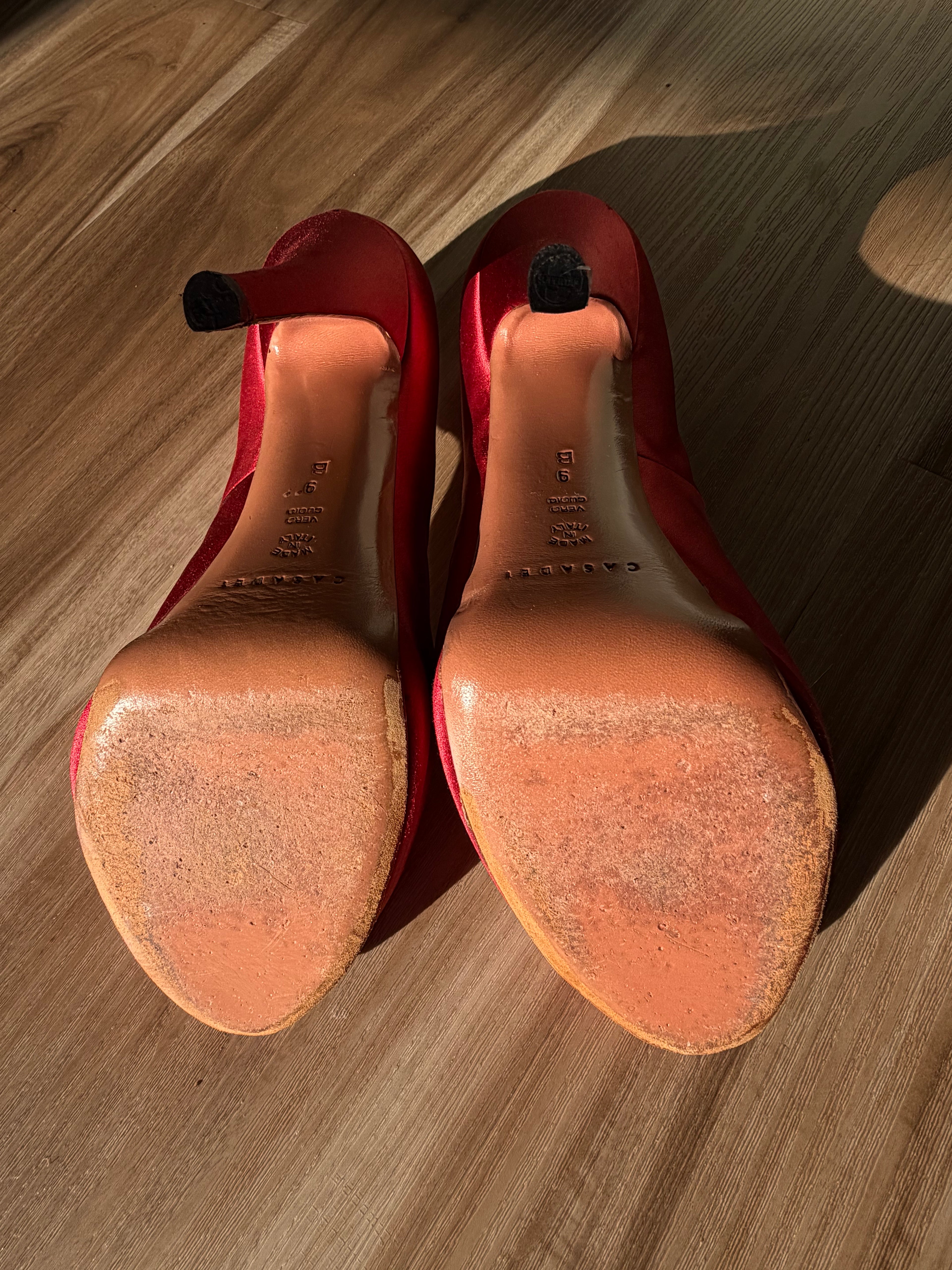 Vintage Red Casadei Heels