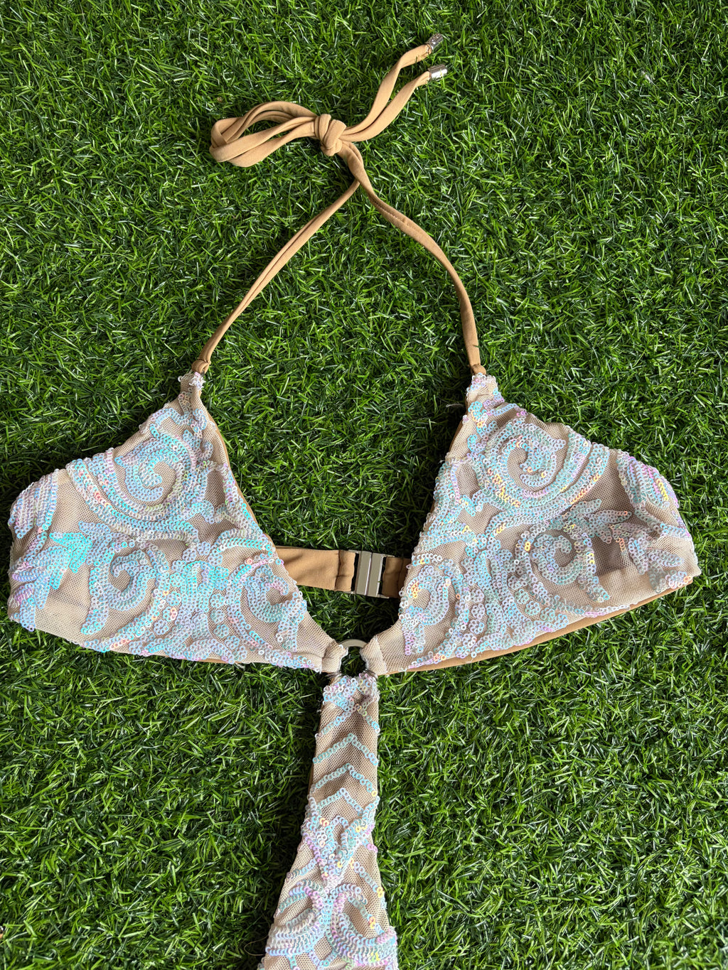 Beach Bunny Iridescent Sequin Monokini