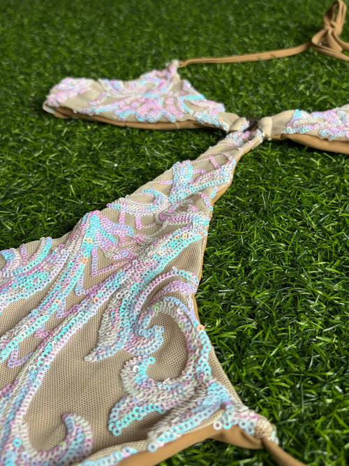 Beach Bunny Iridescent Sequin Monokini