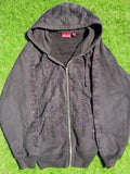 Supreme Rhinestone Zip-Up Hoodie