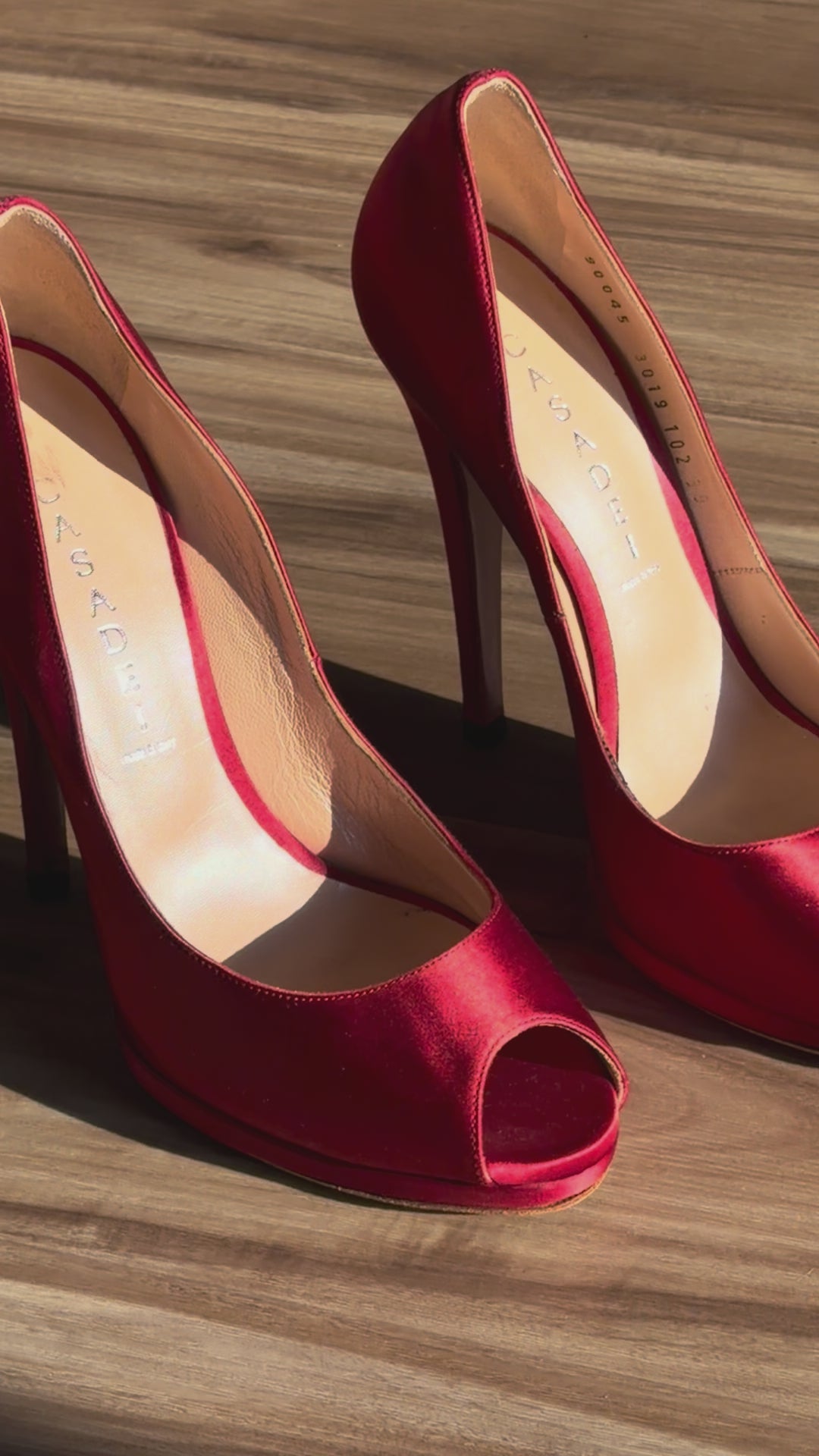Vintage Red Casadei Heels